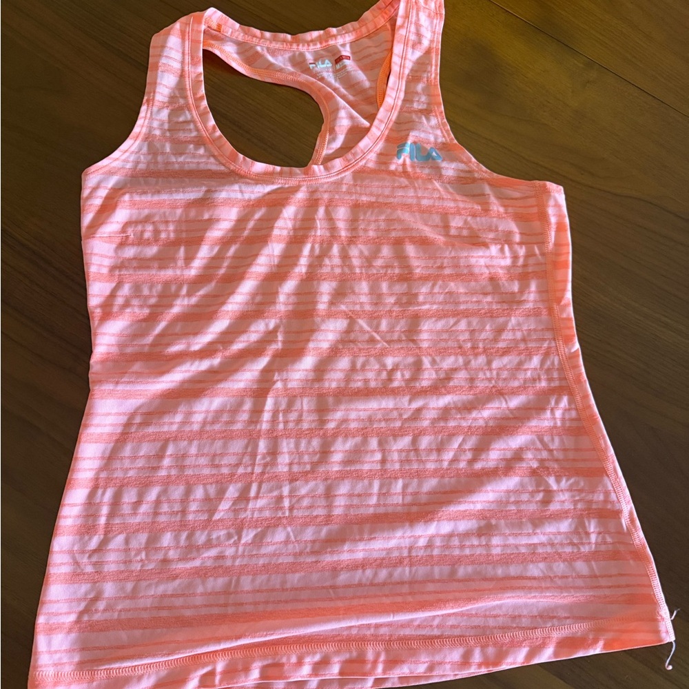 Fila Striped Racerback Tank Top